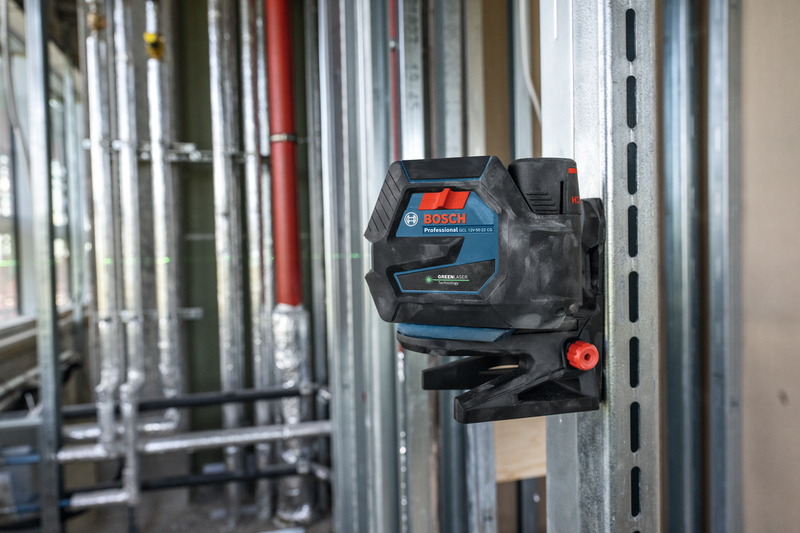 Bosch GCL 12V-50-22 CG Krysslaser m. Lodpunkter Grön 12V (1x2,0Ah)