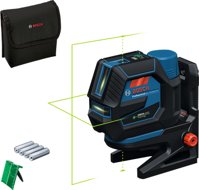 Bosch GCL 12V-50-22 CG Krysslaser m. Lodpunkter Grön 12V