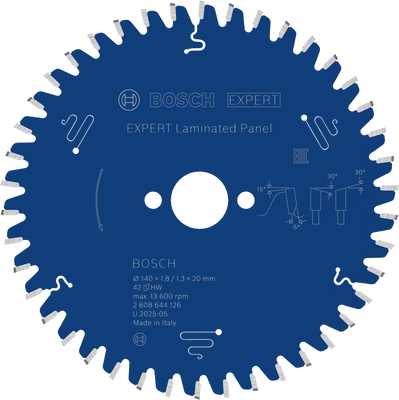 Bosch EXPERT Laminated Panel Cirkelsågklinga 140x1,8/1,3x20mm 42T