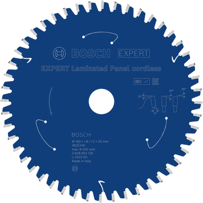 Bosch EXPERT Laminated Panel Cirkelsågklinga 160x1,8/1,2x20mm  48T