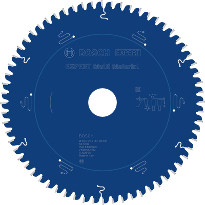 Bosch EXPERT Multi Material Sågklinga 216x2,4/1,8x30mm 64T
