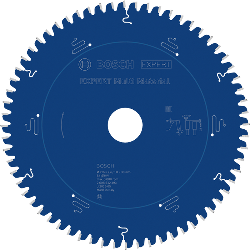 Bosch EXPERT Multi Material Sågklinga 216x2,4/1,8x30mm 64T