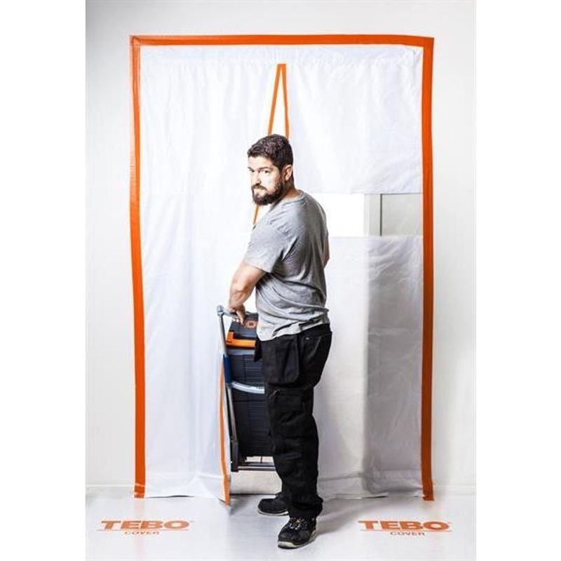 TEBO Cover Dammdörr Magnet "I" Nylon 217x138cm