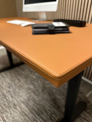 Klädda bordsskivor