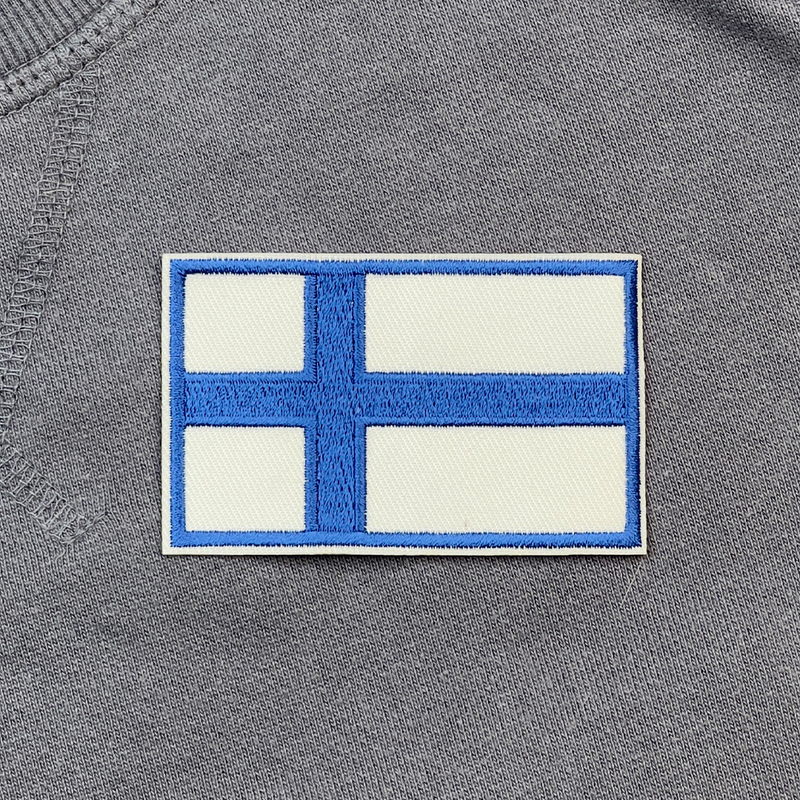 Finsk flagg - Tøymerke