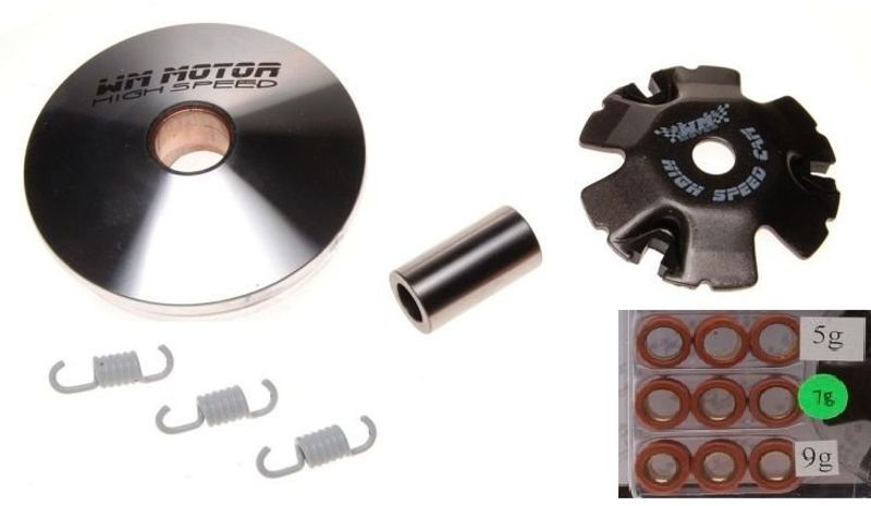 Variatorkoppling Racing 12mm 2T Peugeot