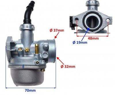 Förgasare 19mm 4 takt 50-110cc