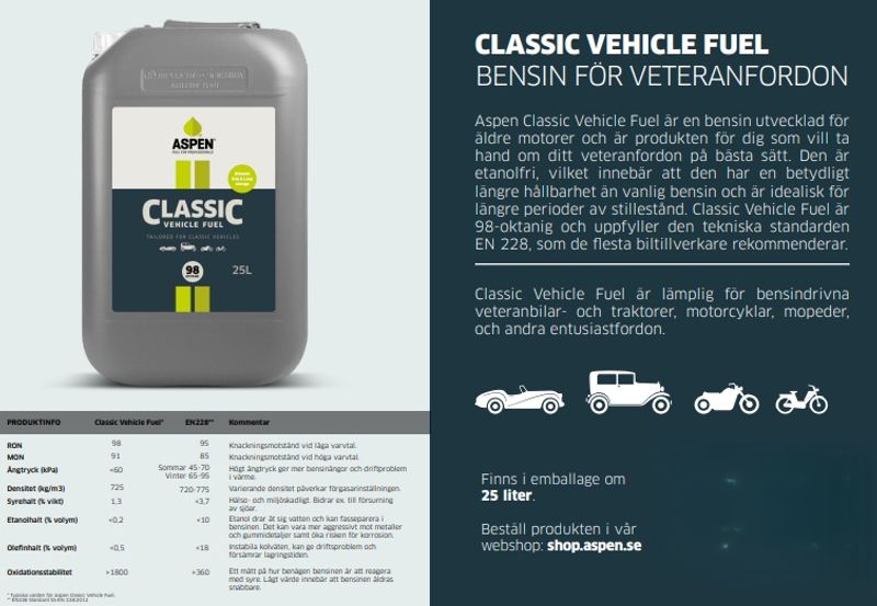 Aspen Classic Vehicle 25L