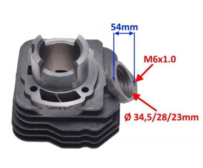 Cylinderkit 50cc Honda/Kymco ZX/SYM
