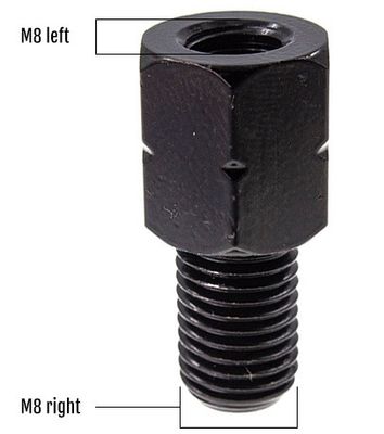 Adapter M8hö-M8vä