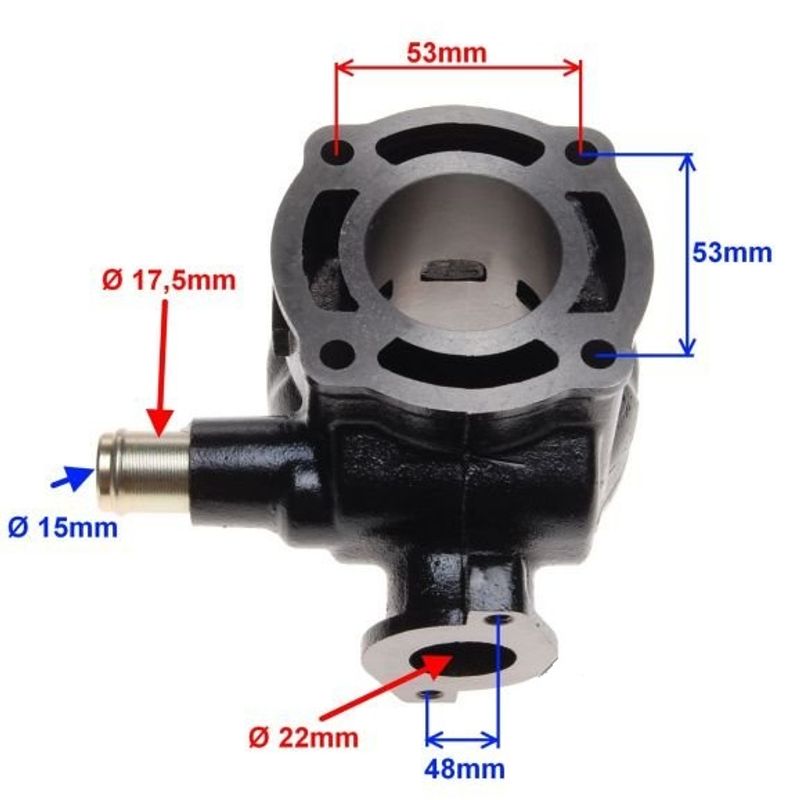 Cylinderkit Aprilia SR/Suzuki Katana 50cc