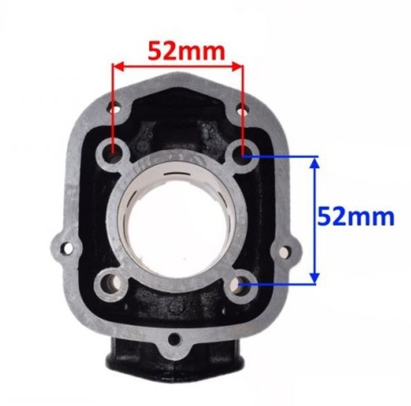 Cylinderkit 70cc Aprilia/Derbi/Gilera E2 (49mm hög kolv)