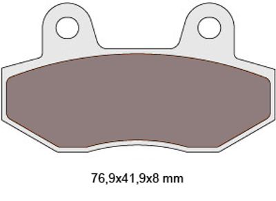 Bromsbelägg Derbi/Keeway/Kymco/Peugeot/TGB