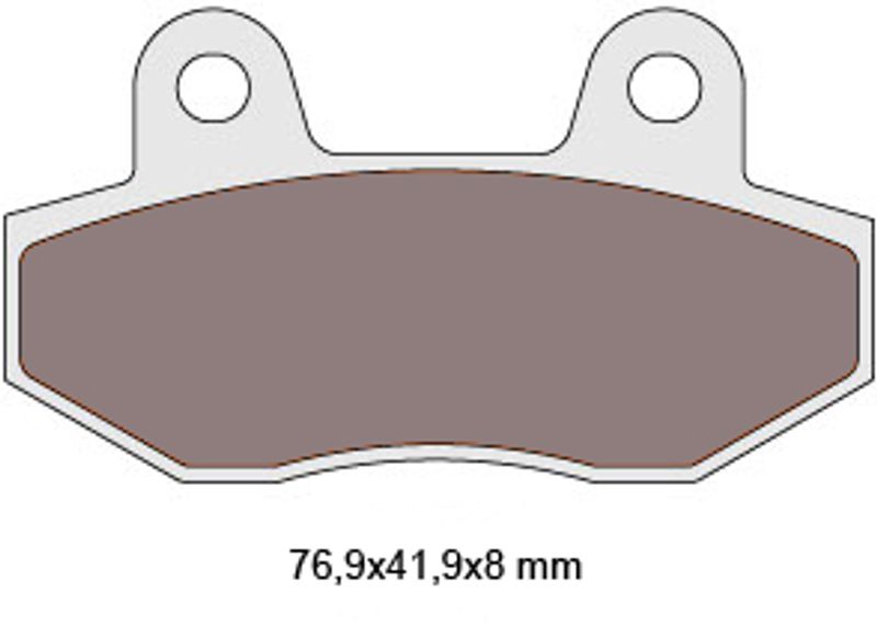 Bromsbelägg Derbi/Keeway/Kymco/Peugeot/TGB
