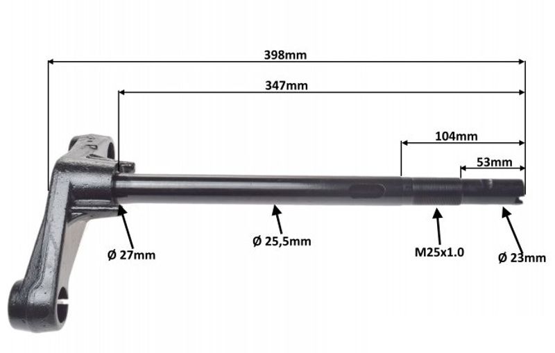 Gaffelkrona Yamaha Booster-Bw`s 04-