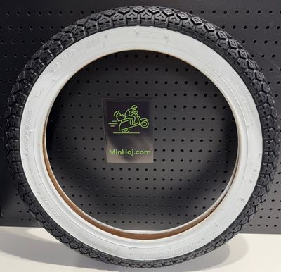 Däck Vit Sida 2.50x15 (20x250) Compact/Scoper/Mamba/Flakmoped