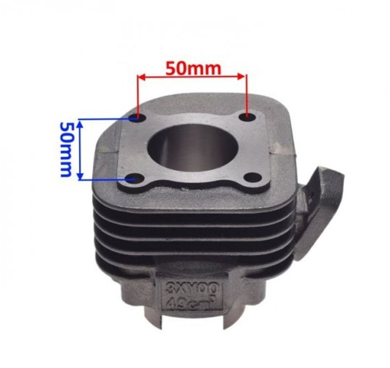 Cylinderkit 50cc Minarelli Vinklad 2T E2 (10mm)