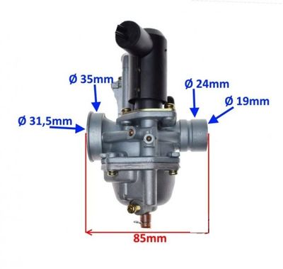 Förgasare 18mm 2-takt CPI/Keeway/Sachs/Adly