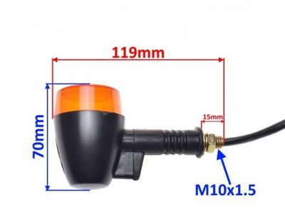 Blinkerssats Rund Kina Scooter