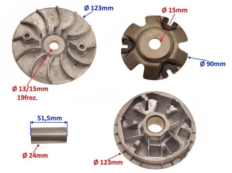 Variatorkoppling Honda SH 125/150