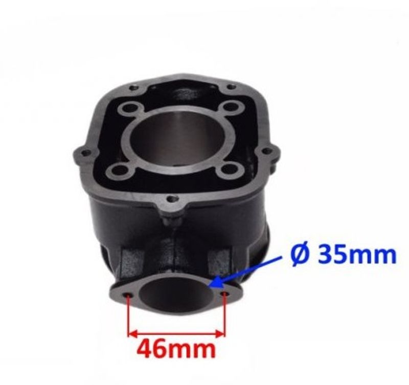 Cylinderkit 70cc Aprilia/Derbi/Gilera E3 (45mm hög kolv)