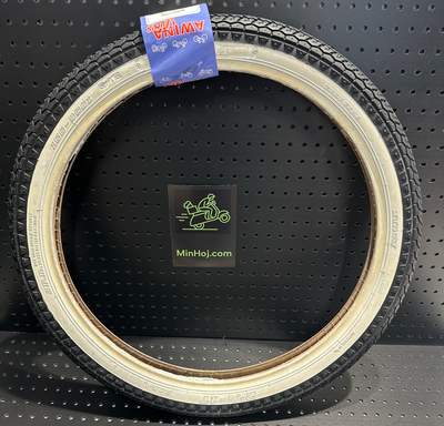 Däck Vit Sida 2.25-17" (21x225) Vespa/Puch/Yamaha/Tomos