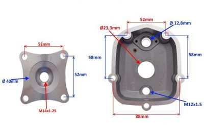 Topp Inre & Yttre 50cc Aprilia/Derbi/Gilera 18-