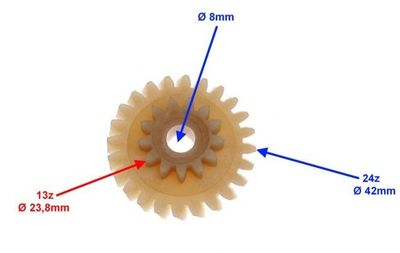 Mellandrev Olje/Vattenpump AM6
