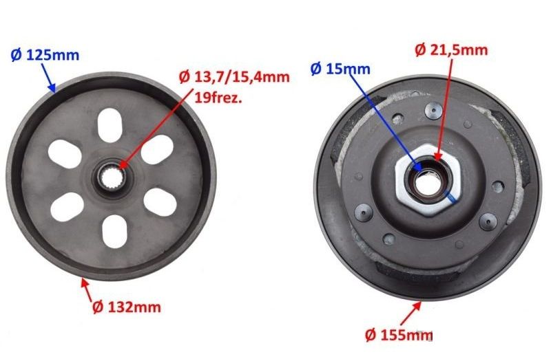 Variatorkoppling Honda SH 125/150