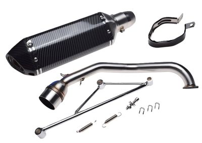 Avgasrör Trim GY6 125cc Kina Scooter