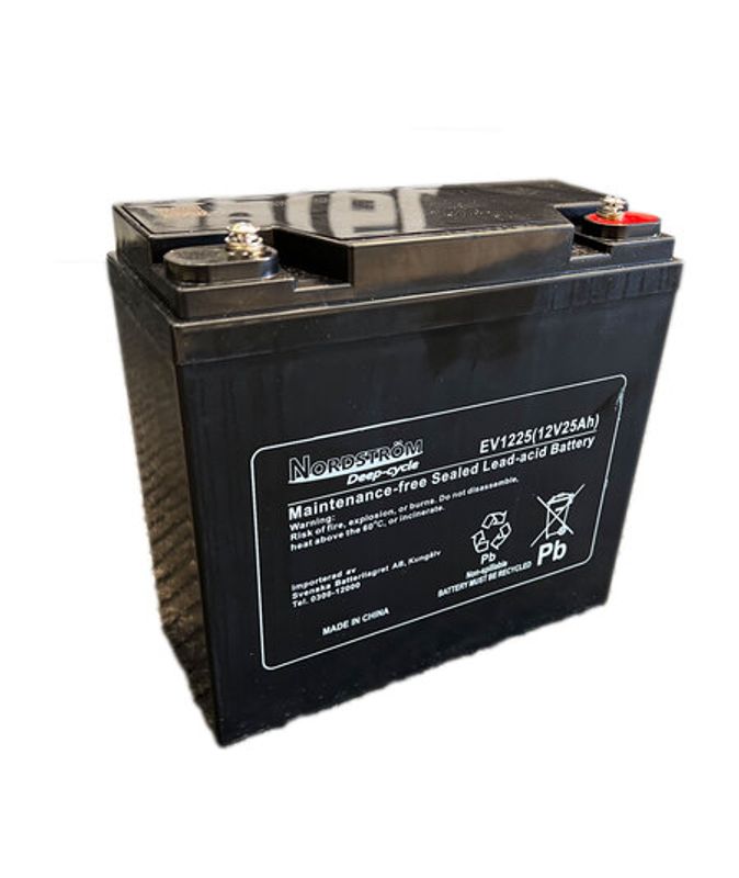 Batteri AGM Elfordon 12V 25Ah