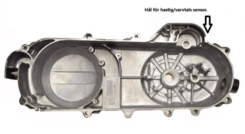 Variatorkåpa 430mm E4 4T Scooter