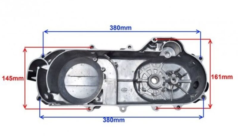 Variatorkåpa 430mm 4T Scooter