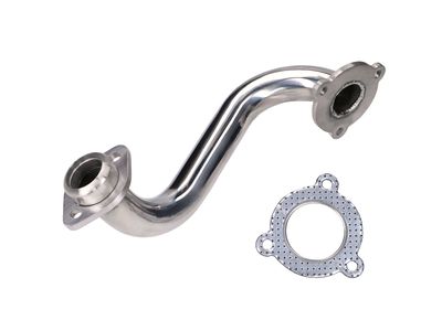 Avgasrör Rostfritt (ostrypt) Derbi/Aprilia/Gilera E4