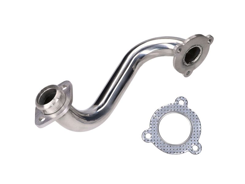 Avgasrör Rostfritt (ostrypt) Derbi/Aprilia/Gilera E4