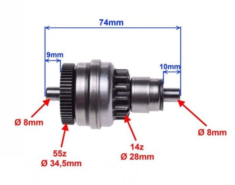Bendixdrev 14/55 Aprilia/Derbi/Piaggio