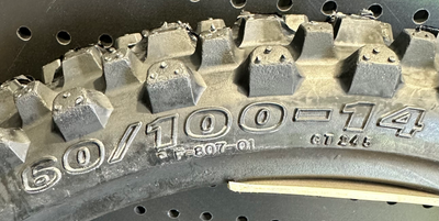Däck 2.50x14 (60/100-14) Cross Fram