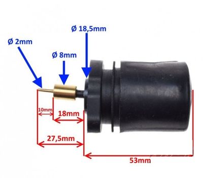 Choke 2T Kina Lång Kabel