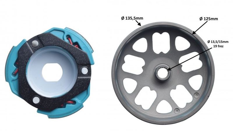 Variatorkoppling Racing 125/150cc 4T