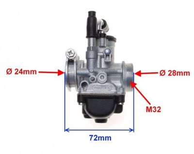 Förgasare PHBG 17,5mm AM6/Aprilia/Rieju/Yamaha/Peugeot
