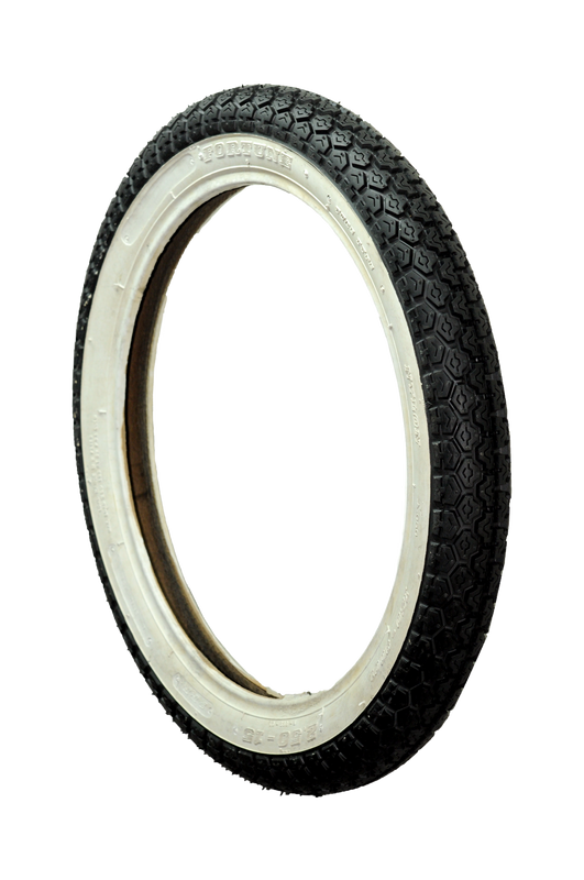 Däck Vitsida 2.50x15 (20x250) Compact/Scoper/Mamba/Flakmoped