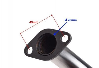 Avgasrör Trim GY6 125cc Kina Scooter