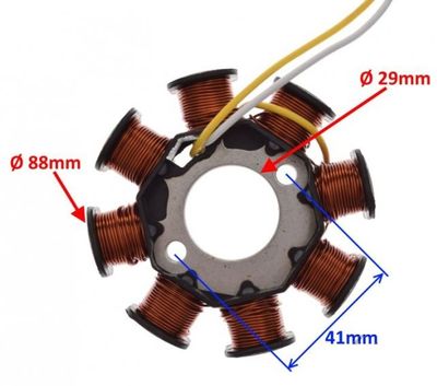 Stator Kymco 4T E2