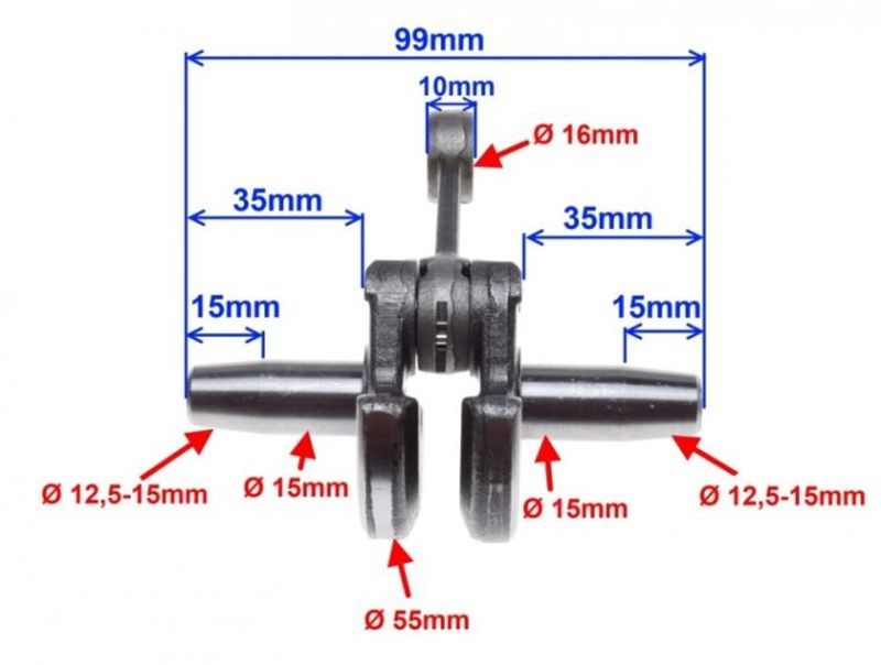 Vevparti 12 mm
