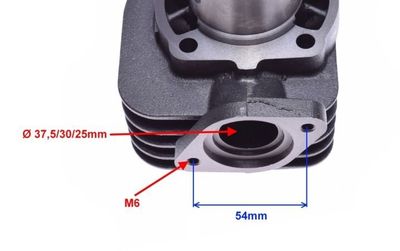 Cylinderkit 50cc AC 2T Kymco