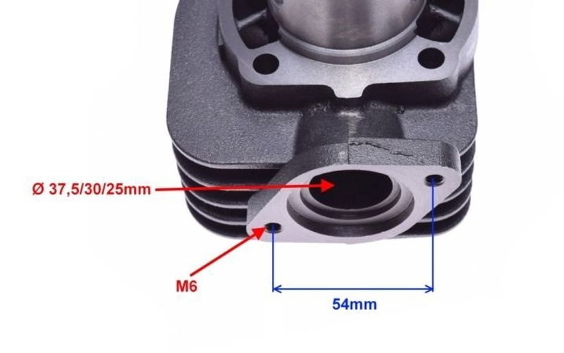 Cylinderkit 50cc AC 2T Kymco