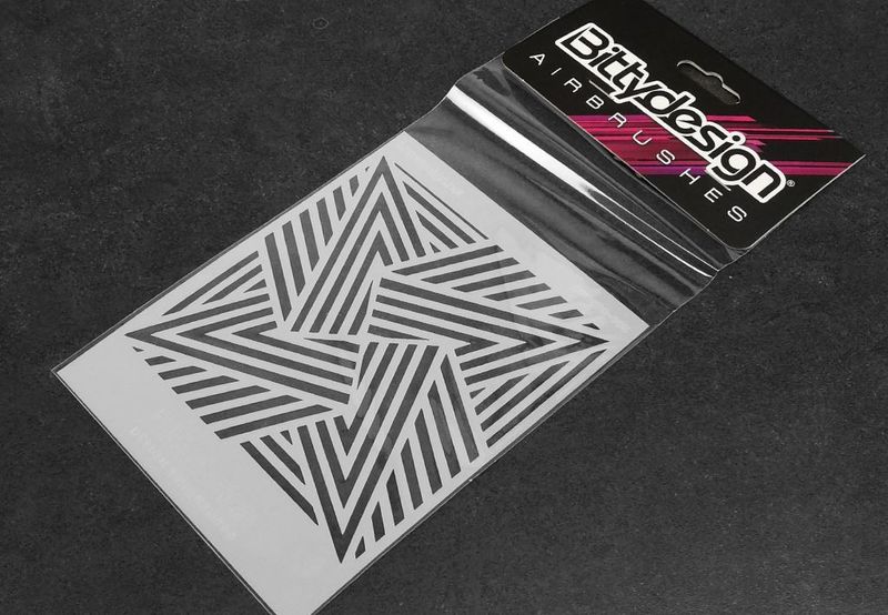Vinyl Stenciler För Designmålning Återanvändningsbar Bittydesign (1 st)