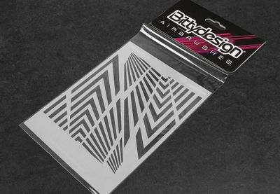 Vinyl Stenciler För Designmålning Återanvändningsbar Bittydesign (1 st)