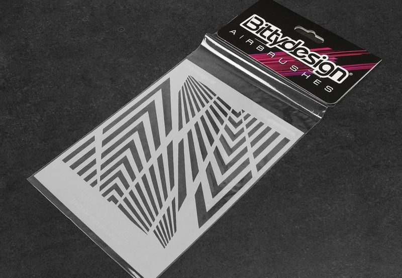 Vinyl Stenciler För Designmålning Återanvändningsbar Bittydesign (1 st)