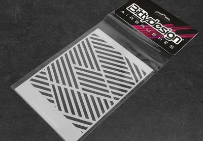 Vinyl Stenciler För Designmålning Återanvändningsbar Bittydesign (1 st)